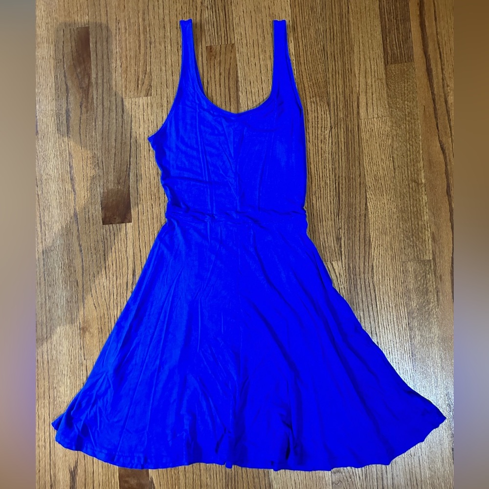 Express blue casual dress, size XS